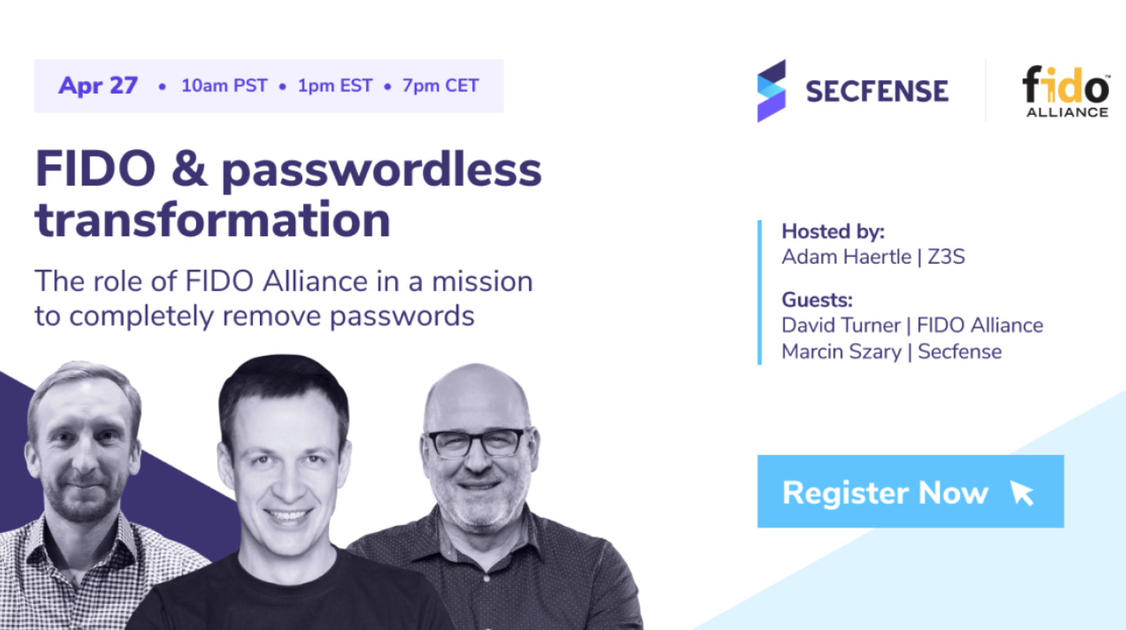 Webinar: The Future of Passwordless Authentication: FIDO and Passwordless Transformation