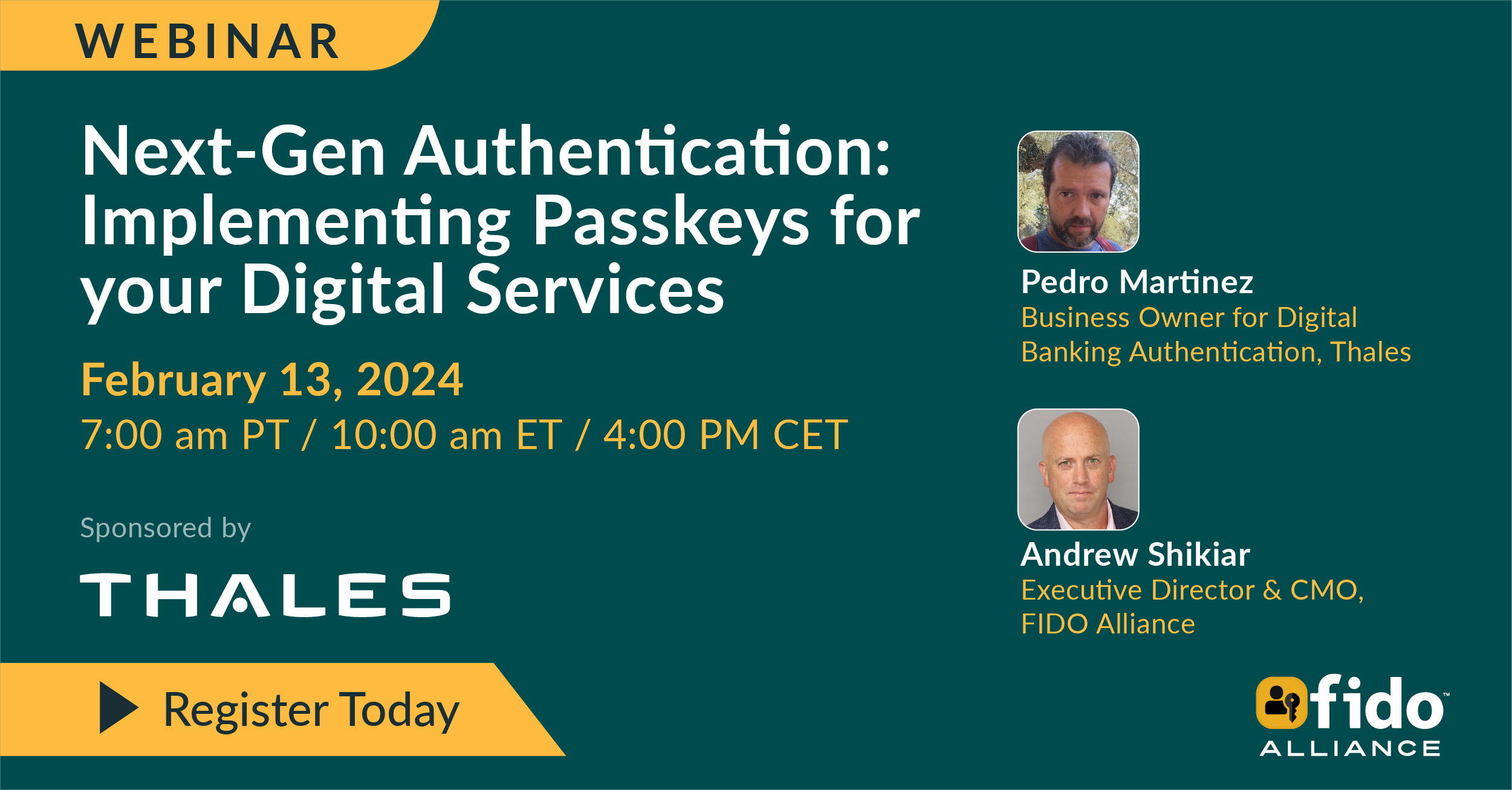Webinar: Next-Gen Authentication: Implementing Passkeys for your Digital Services