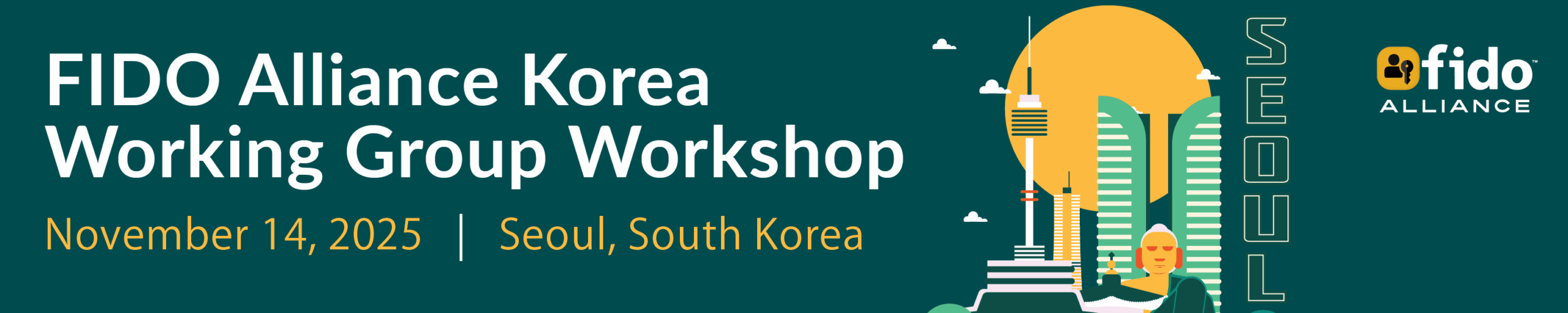 FIDO Alliance Korea Working Group Workshop Web Banner scaled