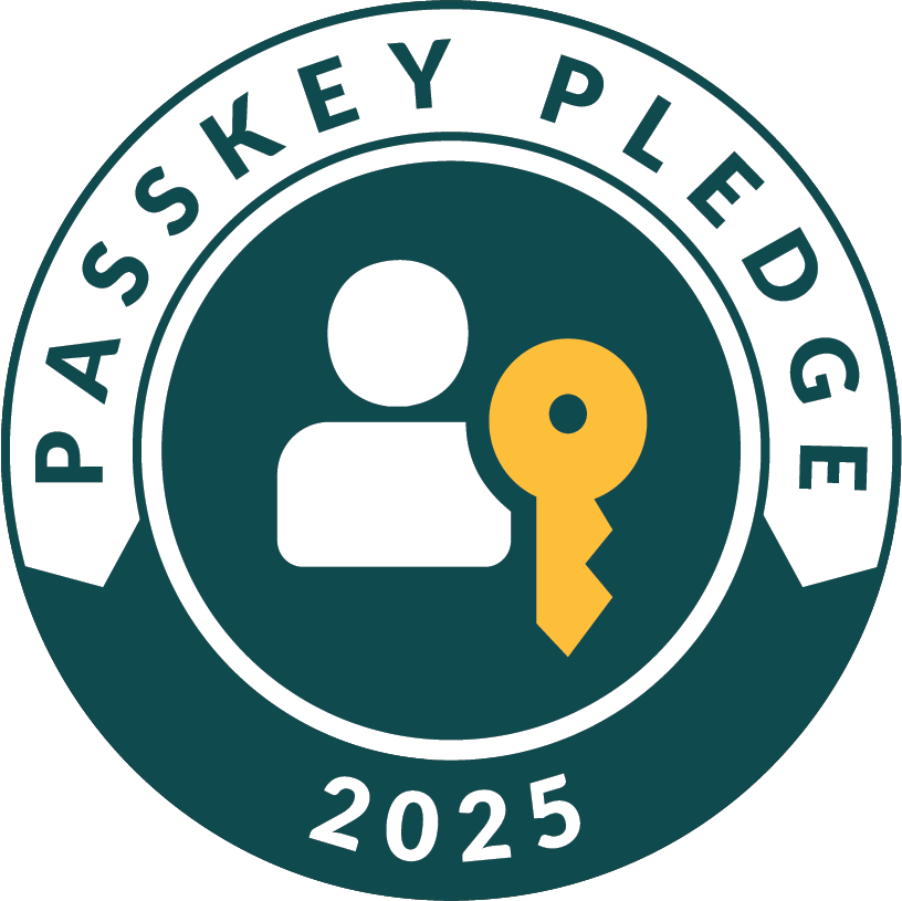 FIDO Alliance Passkey Pledge Badge