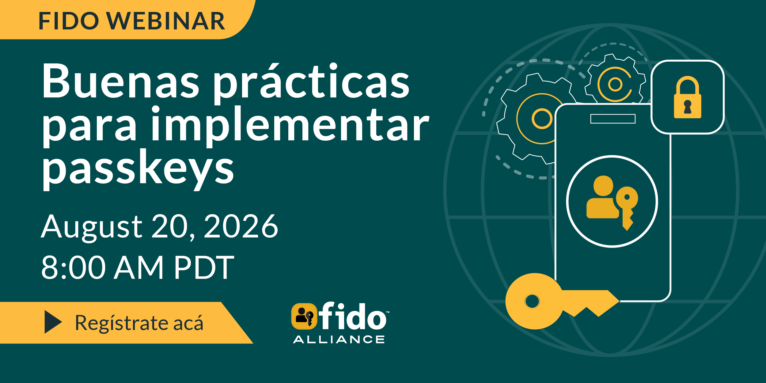 FIDO Passkeys Webinar Spanish
