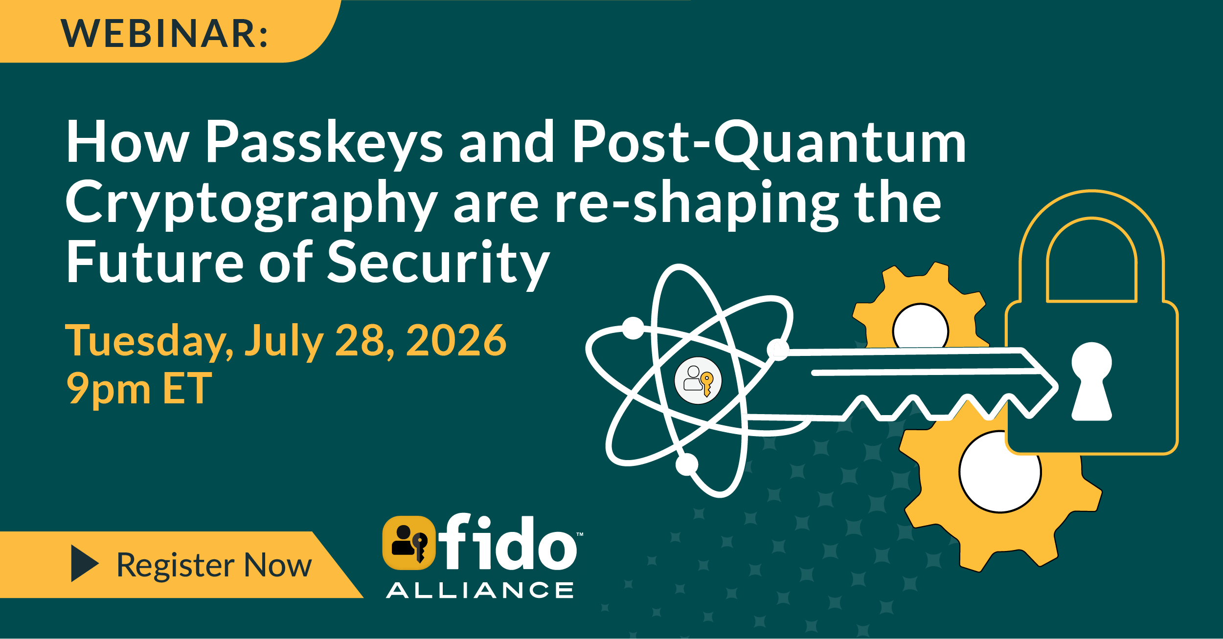 FIDO Webinar Sponsored by Yubico Banner