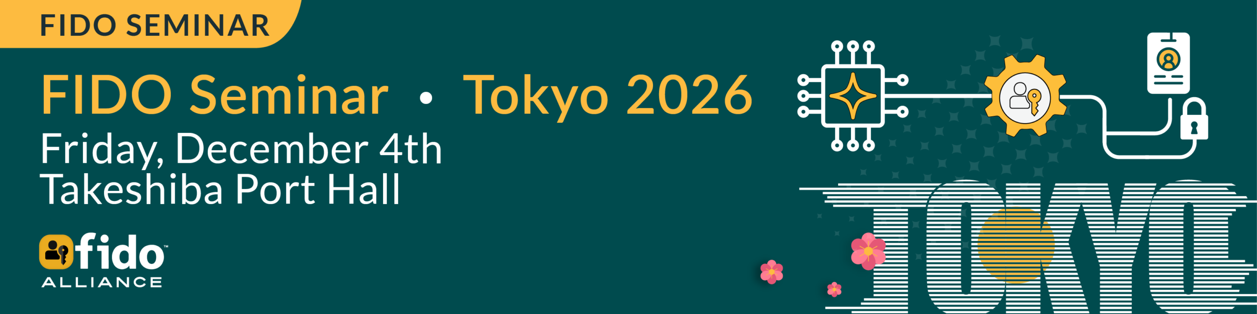 FIDO Alliance FIDO Seminar Tokyo 2026 Web Banner scaled